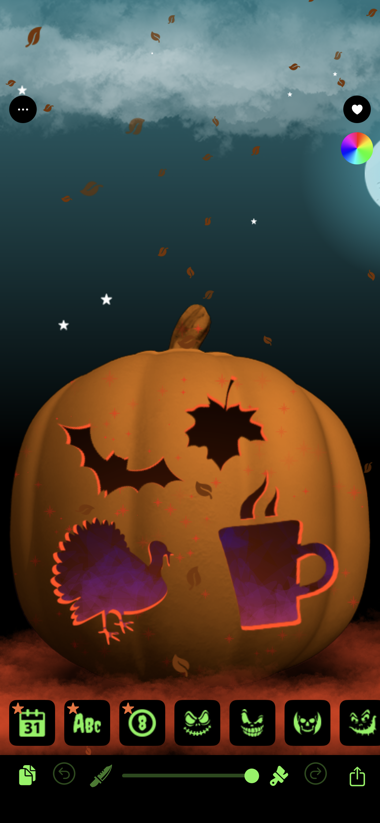 Autumn harvest pumpkin